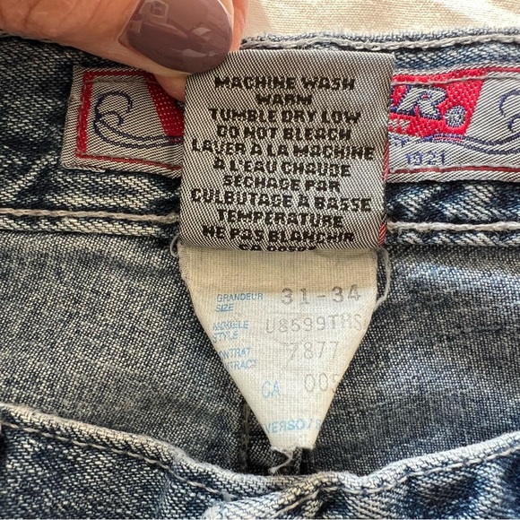 Silver Bootcut Button Fly Jeans Size 12 - Picture 4 of 10